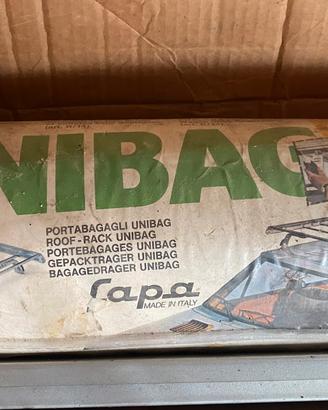 Portapacchi Unibag per auto anni ‘60-70 nuovo