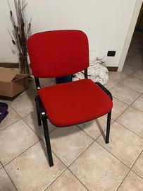 Sedie ROSSE da ufficio