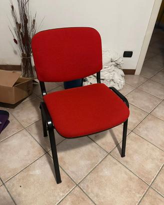 Sedie ROSSE da ufficio