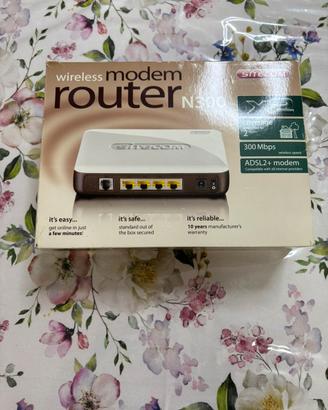 Modem Router Wi-Fi Sitecom N300 ADSL2+ 300 Mbps