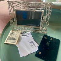 Cornice Frame Silver Aram