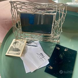 Cornice Frame Silver Aram