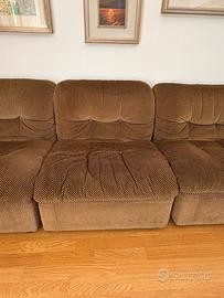 Divano angolare modulare scomponibile