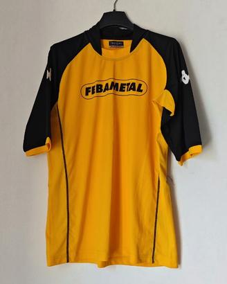 Maglia vintage Kappa Febametal - Giallo/Nero XL