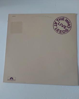 Vinile The Who Live At Leeds LP 1970 Italy