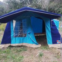 tenda campeggio stile anni 90, 4mt x  3,5 mt x 2mt