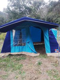 tenda campeggio stile anni 90, 4mt x  3,5 mt x 2mt