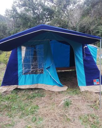 tenda campeggio stile anni 90, 4mt x  3,5 mt x 2mt