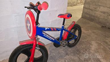 Bicicletta bambino ruota 16” Captain America