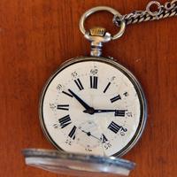 Orologio da tasca DUBOIS GENEVE in Argento ('800)