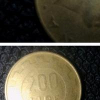 10 Lire Spiga/Aratro 1955,  200L 1979 con errore