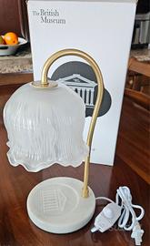 Lampada tulipano vetro e marmo