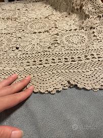 Uncinetto  copriletto antico