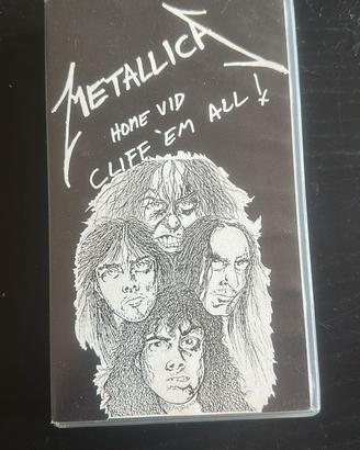 Metallica Cliff 'Em All VHS 1987 PolyGram PAL