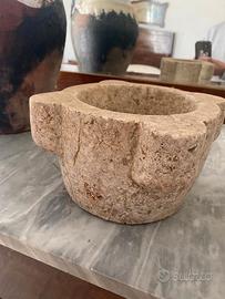 Mortaio in pietra inizio Novecento