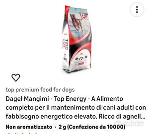 Alimento per cani