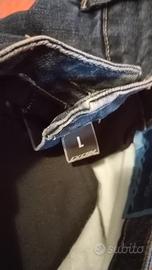 jeans moto taglia L