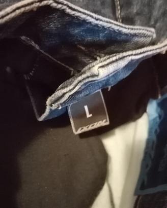jeans moto taglia L