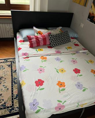LETTO 1pz 1/2 CONTENITORE + MATERASSO IKEA MALM