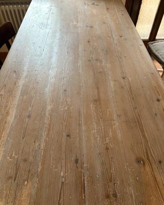 Tavolo in legno massello primi ’900 – restaurato