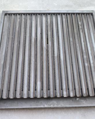 Griglia in acciaio inox per barbecue 