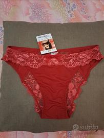 slip lovable in pizzo rosso tg. 2