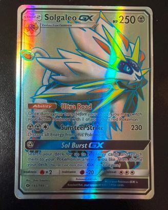 Carta Pokemon Solgaleo GX