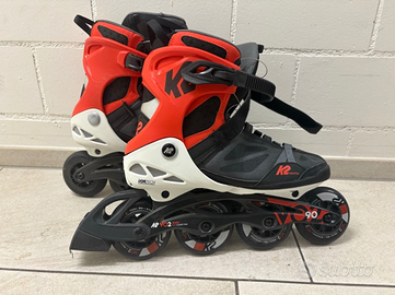 Pattini in linea/rollerblade K2 Boa, uomo, taglia