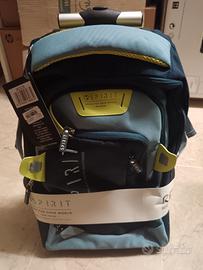 Zaino trolley Spirit scuola blu azzurro verde