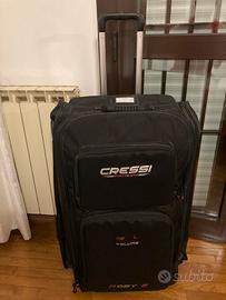Cressi moby5 trolley bag