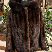 Giaccone di pelliccia di rat mousquet