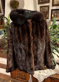 Giaccone di pelliccia di rat mousquet