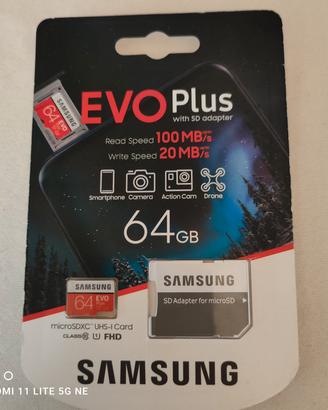 MICRO SCHEDA SDDXC + MEMORY CARD