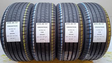 4 GOMME 215 45 17 VREDSTEIN 2024 98% RIF4695