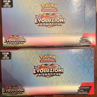 1x Pokemon evoluzioni prismatiche Mini Tin Sealed