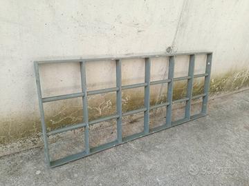 grata inferriata in ferro - 118,5 cm x 48,5 cm
