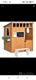 Casetta per bambini in legno