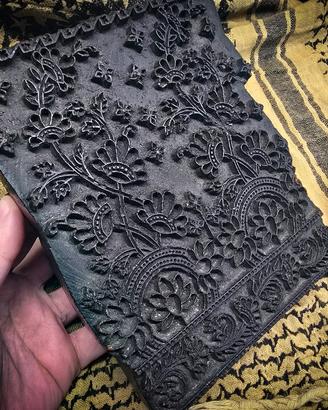 Matrice legno India stampa tessuti