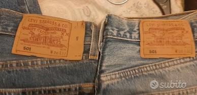 Jeans Levi's mod 501 tag W 26-27-28