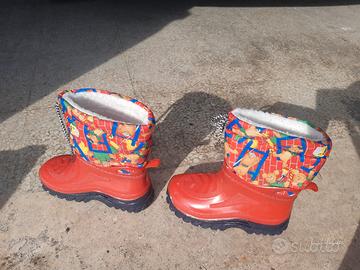 Stivaletti bambini galosce dopo sci 27