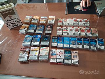 pacchetti sigarette da collezione 