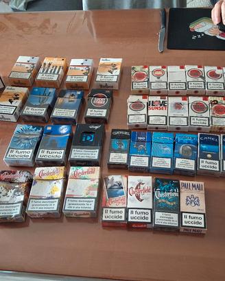 pacchetti sigarette da collezione 