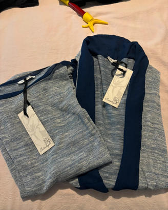 Set cardigan e maglia