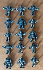 Exogini prima serie - lotto n.15 pezzi - blu met.