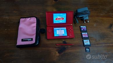 Nintendo DS Lite Rosso - Set Vintage Completo & Pr