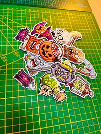 Sticker tema Halloween