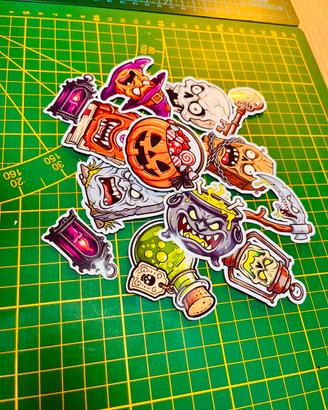 Sticker tema Halloween