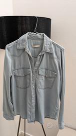 camicia jeans zara