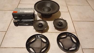 Set autoradio con casse