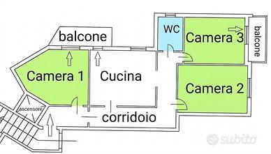 Camere Via Michelangelo